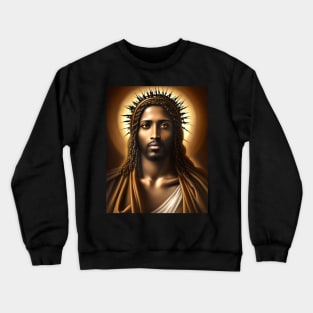 African American Jesus Crewneck Sweatshirt